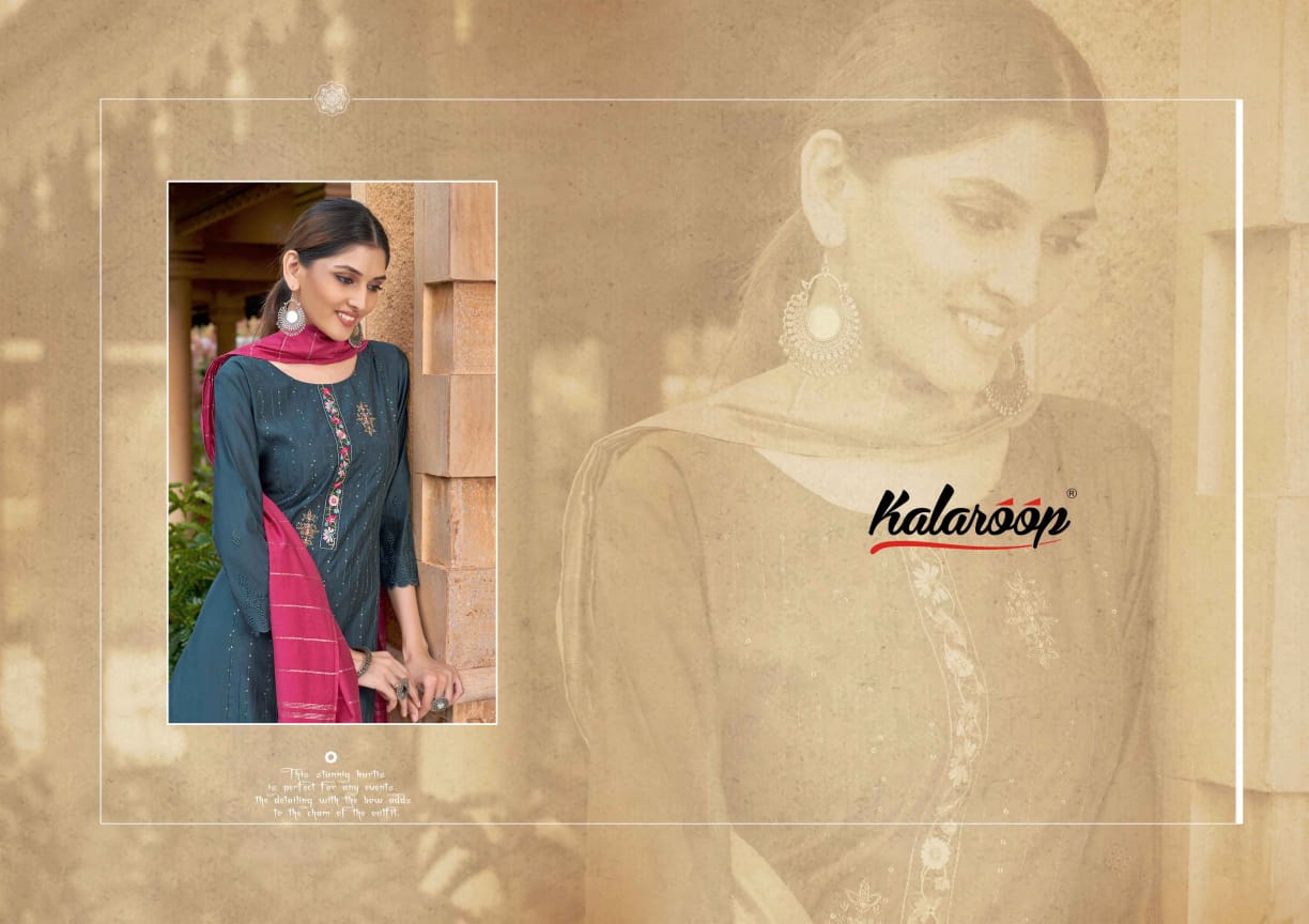 Kalaroop Prachi Exclusive Designer Wear Wholesale Readymade Suits
